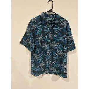 Cubavera Tropical Button Up Shirt Men's Size Large Short Sleeve